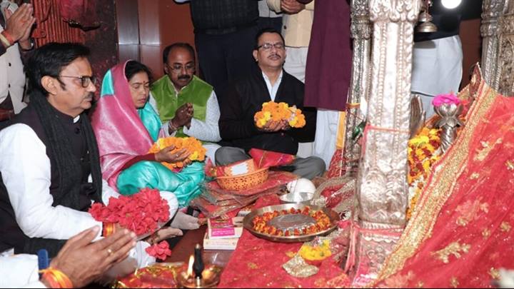 उप मुख्यमंत्री श्री शुक्ल का सिंगरौली में हुआ भव्य स्वागत